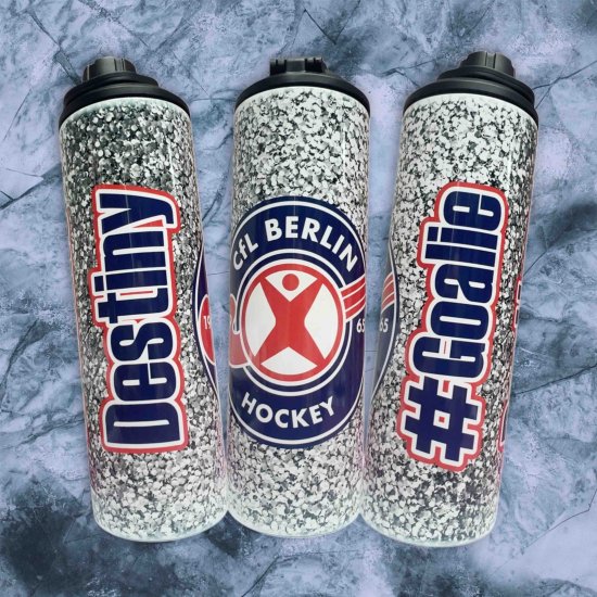 Trinkflasche/Tumbler 2 Aufsätze Cup 20oz -  Design CfL "PERSONALISIERUNG"